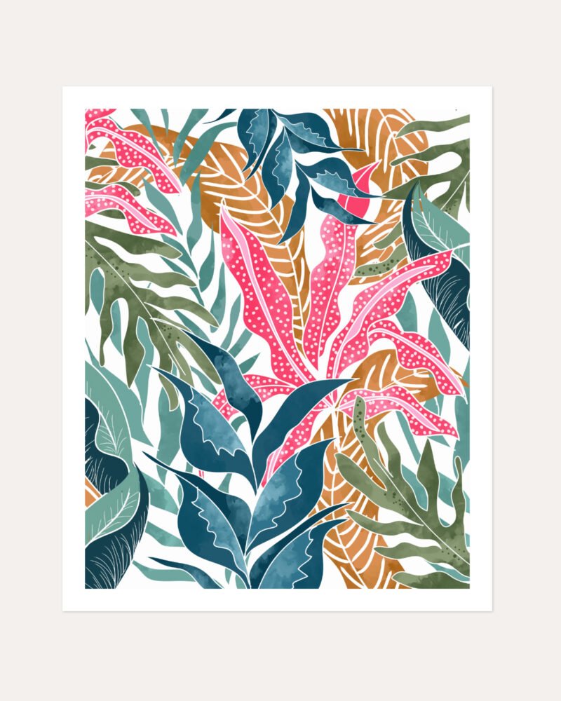 Shop Botanicalia Botanical plants Art Print, Canvas Print, commercial digital license, instant download printable - available at 83oranges.com by artist Uma Gokhale India