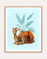 Shop Camel Ride Bohemian Art Print, Canvas Print, digital commercial license & instant download - available at 83oranges.com by artist Uma Gokhale India Shop Camel Ride Bohemian Art Print, Canvas Print, digital commercial license & instant download - available at 83oranges.com by artist Uma Gokhale India