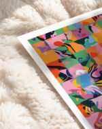 Shop Checkerboard Life Art Print, Canvas Print, digital commercial license & instant download - available at 83oranges.com by artist Uma Gokhale India