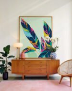 Shop Dopamine Botanical Art Print, Canvas Print, commercial digital license, instant download printable - available at 83oranges.com by artist Uma Gokhale India