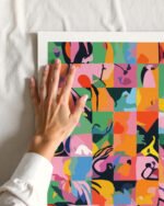 Shop Checkerboard Life Art Print, Canvas Print, digital commercial license & instant download - available at 83oranges.com by artist Uma Gokhale India Shop Checkerboard Life Art Print, Canvas Print, digital commercial license & instant download - available at 83oranges.com by artist Uma Gokhale India