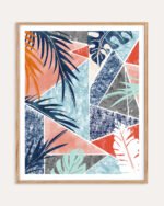 Shop Tropicalia Botanical plants Art Print, Canvas Print, commercial digital license, instant download printable - available at 83oranges.com by artist Uma Gokhale India