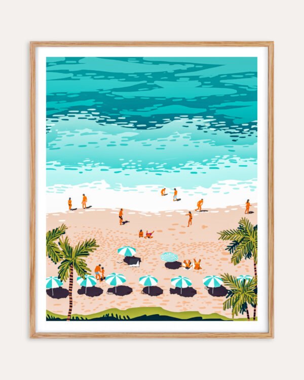 Shop Dream in colors borrowed from the sea Art Print, Canvas Print, commercial digital license, instant download printable - available at 83oranges.com by artist Uma Gokhale India