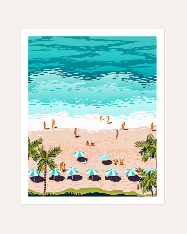 Shop Dream in colors borrowed from the sea Art Print, Canvas Print, commercial digital license, instant download printable - available at 83oranges.com by artist Uma Gokhale India