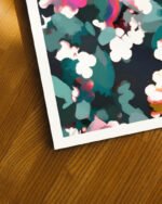 Shop Floral Reverie Midnight Garden Art Print, Canvas Print, commercial digital license, instant download printable - available at 83oranges.com by artist Uma Gokhale India