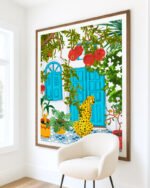 Shop Cheetah villa architecture moroccan porch pomegranate garden wild cat animals Art Print, Canvas Print, digital commercial license, instant download printable - available at 83oranges.com by artist Uma Gokhale India Shop Cheetah villa architecture moroccan porch pomegranate garden wild cat animals Art Print, Canvas Print, digital commercial license, instant download printable - available at 83oranges.com by artist Uma Gokhale India