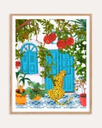 Shop Cheetah villa architecture moroccan porch pomegranate garden wild cat animals Art Print, Canvas Print, digital commercial license, instant download printable - available at 83oranges.com by artist Uma Gokhale India Shop Cheetah villa architecture moroccan porch pomegranate garden wild cat animals Art Print, Canvas Print, digital commercial license, instant download printable - available at 83oranges.com by artist Uma Gokhale India