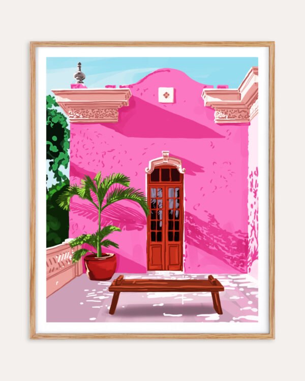 Entryway perspective chair