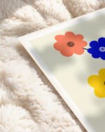 Shop Inheritance abstract flower pot quirky eclectic Art Print, Canvas Print, Commercial digital license & Instant download printable - available at 83oranges.com by artist Uma Gokhale India