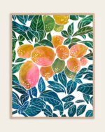 Shop Lemons watercolor Nature botanical Jungle Pastel Palm Art Print, Canvas Print, Commercial digital license & Instant download printable - available at 83oranges.com by artist Uma Gokhale India Shop Lemons watercolor Nature botanical Jungle Pastel Palm Art Print, Canvas Print, Commercial digital license & Instant download printable - available at 83oranges.com by artist Uma Gokhale India