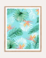 Shop Tropic Palm Painting Art Print, Canvas Print, Commercial digital license & Instant download printable - certified & available to order online at 83oranges.com by artist Uma Gokhale India Shop Tropic Palm Painting Art Print, Canvas Print, Commercial digital license & Instant download printable - certified & available to order online at 83oranges.com by artist Uma Gokhale India