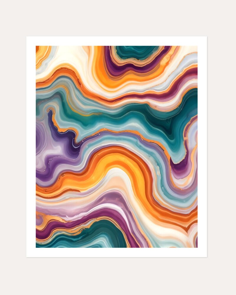 Shop Purple, teal & gold agate marble luxe texture Art Print, Canvas Print, Commercial digital license & Instant download printable - available at 83oranges.com by artist Uma Gokhale India