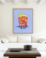 Shop One more bloody Mary please Art Print, Canvas Print, Commercial digital license & Instant download printable - available at 83oranges.com by artist Uma Gokhale India