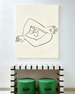 Shop The Longing Scandinavian minimal line art drawing sketch Art Print, Canvas Print, Commercial digital license & Instant download printable - available at 83oranges.com by artist Uma Gokhale India [review]