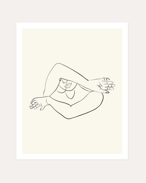Shop The Longing Scandinavian minimal line art drawing sketch Art Print, Canvas Print, Commercial digital license & Instant download printable - available at 83oranges.com by artist Uma Gokhale India
