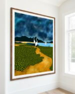 Shop Great egrets on honeymoon island landscape mountains Art Print, Canvas Print, commercial digital license, instant download printable - available at 83oranges.com by artist Uma Gokhale India Shop Great egrets on honeymoon island landscape mountains Art Print, Canvas Print, commercial digital license, instant download printable - available at 83oranges.com by artist Uma Gokhale India