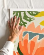 Shop May flowers remind us why rain was necessary floral botanical Art Print, Canvas Print, Commercial Digital License & Instant download printable- exclusively available at 83oranges.com by artist Uma Gokhale India