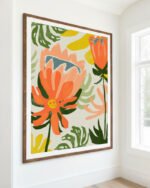Shop May flowers remind us why rain was necessary floral botanical Art Print, Canvas Print, Commercial Digital License & Instant download printable- exclusively available at 83oranges.com by artist Uma Gokhale India