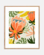 Shop May flowers remind us why rain was necessary floral botanical Art Print, Canvas Print, Commercial Digital License & Instant download printable- exclusively available at 83oranges.com by artist Uma Gokhale India