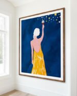 Shop pour me some magic self-love Art Print, Canvas Print, Commercial Digital License & Instant download printable- exclusively available at 83oranges.com by artist Uma Gokhale India