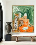 Shop The Jungle small batch Art Print, Canvas Print & Fabric Print - exclusively available at 83oranges.com by artist Uma Gokhale India