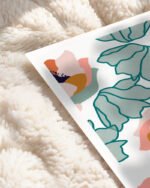 Shop Carmella floral botanical pastel Nordic garden abstract Art Print, Canvas Print, digital printable download - available at 83oranges.com by artist Uma Gokhale India