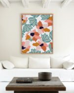 Shop Carmella floral botanical pastel Nordic garden abstract Art Print, Canvas Print, digital printable download - available at 83oranges.com by artist Uma Gokhale India Shop Carmella floral botanical pastel Nordic garden abstract Art Print, Canvas Print, digital printable download - available at 83oranges.com by artist Uma Gokhale India