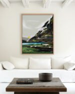 Shop Graze Countryside nature landscape mountains Art Print, Canvas Print, digital printable download - available at 83oranges.com by artist Uma Gokhale India Shop Graze Countryside nature landscape mountains Art Print, Canvas Print, digital printable download - available at 83oranges.com by artist Uma Gokhale India