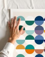 Shop Abstract Half empty or half full conceptual Art Print, Canvas Print, digital printable download - available at 83oranges.com by artist Uma Gokhale India