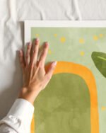 Shop tropical just you & me tiger Art Print, Canvas Print, digital printable download - available at 83oranges.com by artist Uma Gokhale India