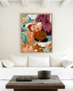 Shop Love is not a color. Character a not a shade of skin equality anti-racism Art Print, Canvas Print, digital printable download - available at 83oranges.com by artist Uma Gokhale India