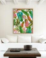 Shop Not enough leaves Banana tropical nature Art Print, Canvas Print, digital printable download - available at 83oranges.com by artist Uma Gokhale India