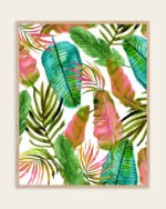 Shop Not enough leaves Banana tropical nature Art Print, Canvas Print, digital printable download - available at 83oranges.com by artist Uma Gokhale India