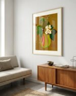 Shop Blossom & Harvest fruits botanical nature pears Art Print, Canvas Print, digital printable download - available at 83oranges.com by artist Uma Gokhale India
