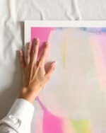 Shop Phase shift abstract chic Art Print, Canvas Print, digital printable download - available at 83oranges.com by artist Uma Gokhale India