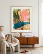Shop Pizza Art Print, Canvas Print, digital printable download - available at 83oranges.com by artist Uma Gokhale India