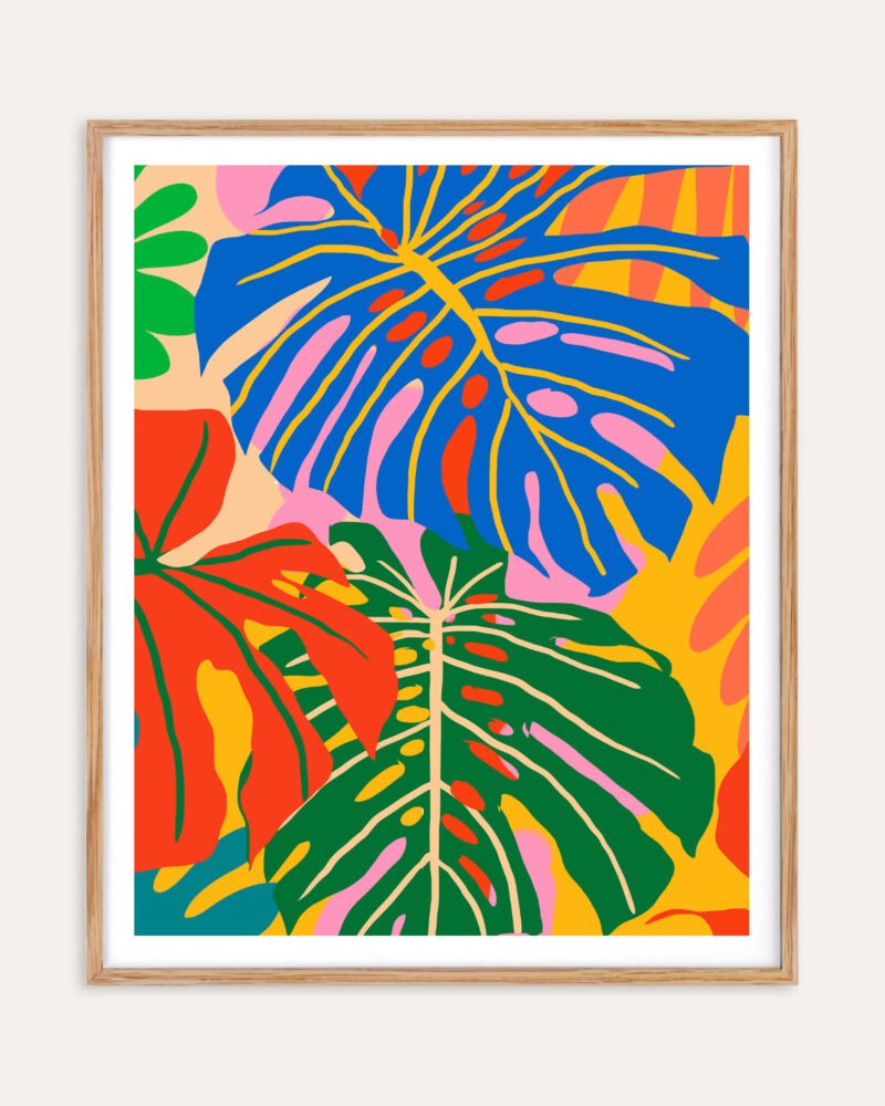 Shop She Always Wears Neutrals But Has The Most Colorful Mind abstract Art Print, Canvas Print, digital printable download - available at 83oranges.com by artist Uma Gokhale India