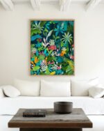 Shop The Midnight Jungle Art Print, Canvas Print - available at 83oranges.com by artist Uma Gokhale India Shop The Midnight Jungle Art Print, Canvas Print - available at 83oranges.com by artist Uma Gokhale India