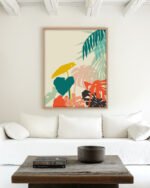 Shop tropical nature Art Print, Canvas Print, digital printable download - available at 83oranges.com by artist Uma Gokhale India