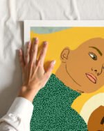 Shop Two soul one body soul sisters Art Print, Canvas Print - available at 83oranges.com by artist Uma Gokhale India Shop Two soul one body soul sisters Art Print, Canvas Print - available at 83oranges.com by artist Uma Gokhale India