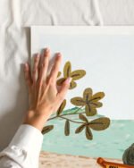 Shop Vacay book club beachy Art Print, Canvas Print, digital printable download - available at 83oranges.com by artist Uma Gokhale India