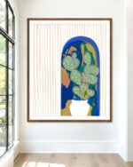 Shop Cactus in the Archway Art Print, Canvas Print - available at 83oranges.com by artist Uma Gokhale India