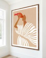 Shop Fish Eye Paradox Art Print, Canvas Print, digital printable download - available at 83oranges.com by artist Uma Gokhale India