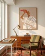Shop Fish Eye Paradox Art Print, Canvas Print, digital printable download - available at 83oranges.com by artist Uma Gokhale India