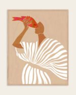 Shop Fish Eye Paradox Art Print, Canvas Print, digital printable download - available at 83oranges.com by artist Uma Gokhale India