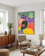 Shop Fish Market Eclectic bold Art Print, Canvas Print - available at 83oranges.com by artist Uma Gokhale India