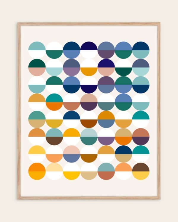Shop Abstract Half empty or half full conceptual Art Print, Canvas Print, digital printable download - available at 83oranges.com by artist Uma Gokhale India
