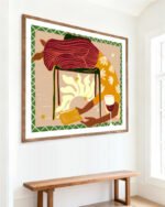 Shop is it weekend yet bohemian Art Print, Canvas Print, digital printable download - available at 83oranges.com by artist Uma Gokhale India