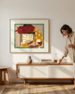 Shop is it weekend yet bohemian Art Print, Canvas Print, digital printable download - available at 83oranges.com by artist Uma Gokhale India