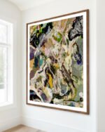 Shop Abstract intricate luxe Echoes Beneath the Surface Art Print, Canvas Print, digital printable download - available at 83oranges.com by artist Uma Gokhale India